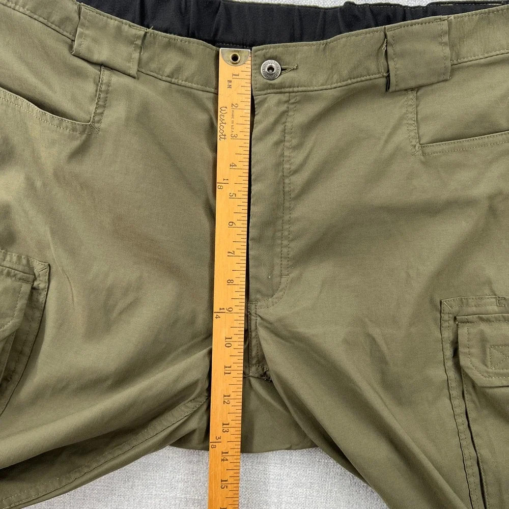 Duluth Trading Dry on the Fly Cargo Pants Men 2XL x 36 (44x35) Olive Green 71700